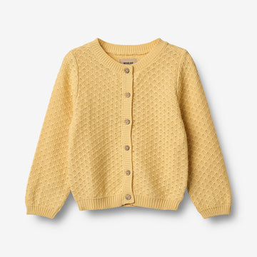Wheat Main Strik Cardigan Magnella Cardigan 9425 golden yellow
