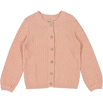 Wheat Main Strik Cardigan Magnella Knitted Tops 2270 misty rose