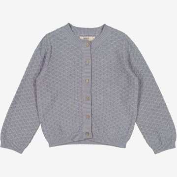 Wheat Main Strik Cardigan Magnella Knitted Tops 1528 cloudy sky
