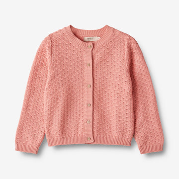 Wheat Main   Strik Cardigan Magnella Knitted Tops 2509 rosette