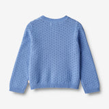 Wheat Main   Strik Cardigan Magnella Knitted Tops 4102 azure blue