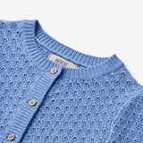 Wheat Main   Strik Cardigan Magnella Knitted Tops 4102 azure blue