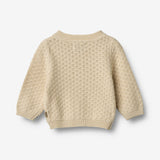 Wheat Main Strik Cardigan Magnella Knitted Tops 3336 sandshell