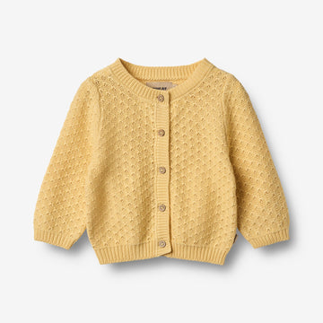 Wheat Main Strik Cardigan Magnella Cardigan 9425 golden yellow