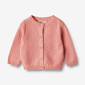 Wheat Main   Strik Cardigan Magnella Knitted Tops 2509 rosette