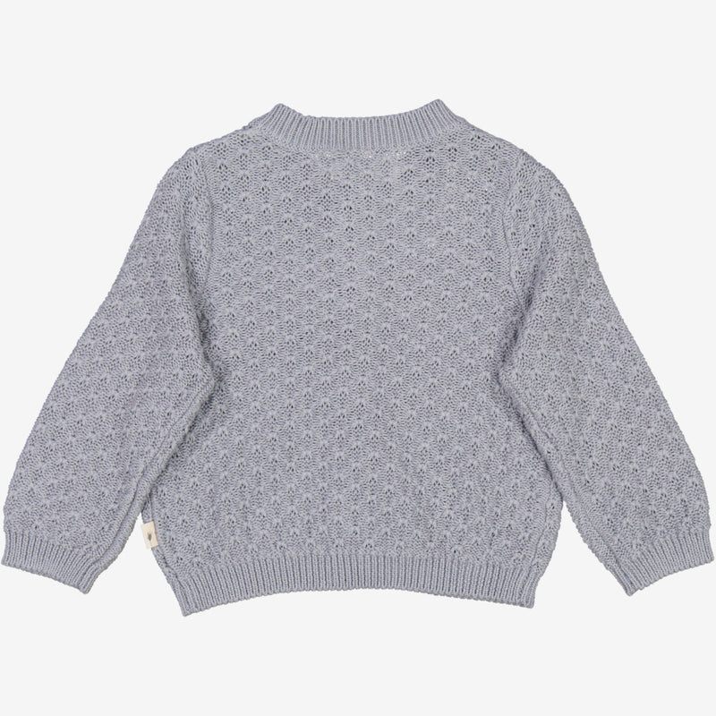 Wheat Strik Cardigan Magnella | Baby Knitted Tops 1528 cloudy sky