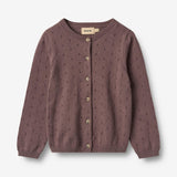 Wheat Main Strik Cardigan Maia Cardigan 2378 plum 