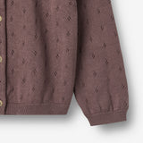 Wheat Main Strik Cardigan Maia Cardigan 2378 plum 