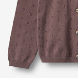 Wheat Main Strik Cardigan Maia Cardigan 2378 plum 