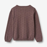 Wheat Main Strik Cardigan Maia Cardigan 2378 plum 