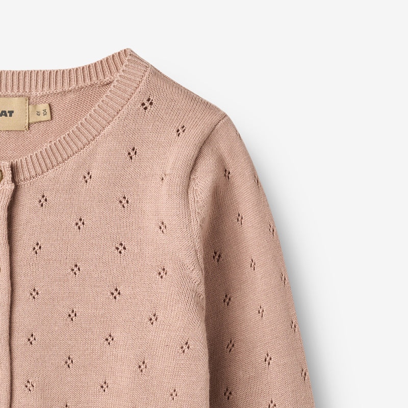 Wheat Main Strik Cardigan Maia Cardigan 2487 rose powder