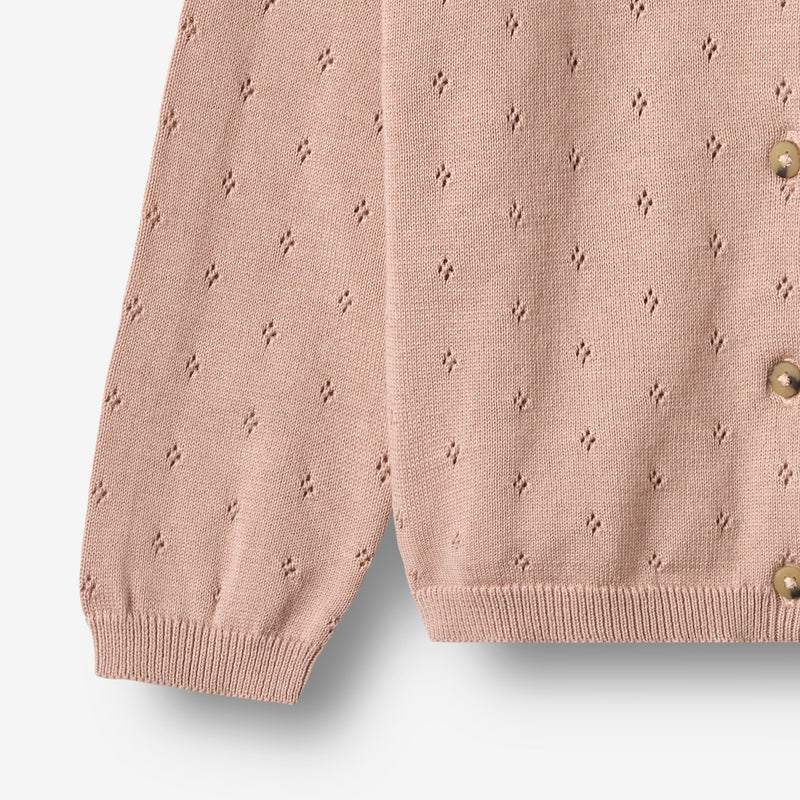 Wheat Main Strik Cardigan Maia Cardigan 2487 rose powder