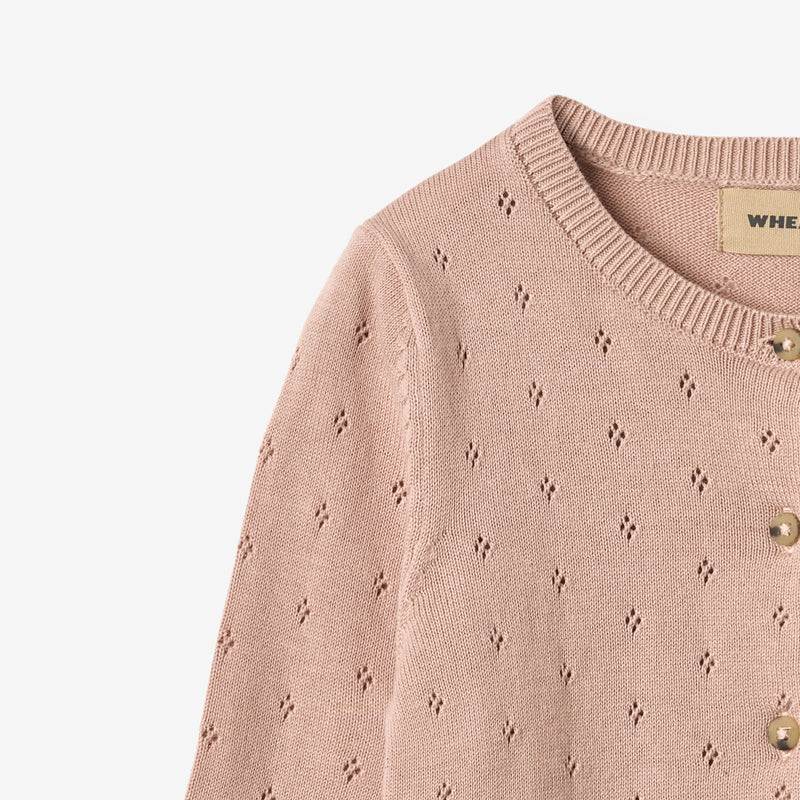 Wheat Main Strik Cardigan Maia Cardigan 2487 rose powder