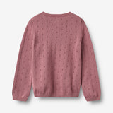 Wheat Main Strik Cardigan Maia Cardigan 9705 warm lilac
