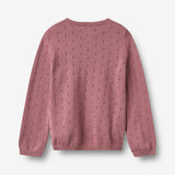 Wheat Main Strik Cardigan Maia Cardigan 9705 warm lilac