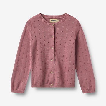 Wheat Main Strik Cardigan Maia Cardigan 9705 warm lilac