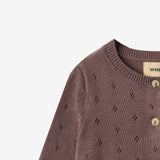 Wheat Main Strik Cardigan Maia Cardigan 2378 plum 