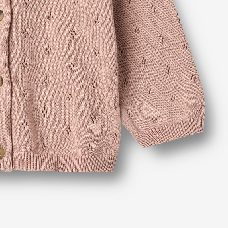 Wheat Main Strik Cardigan Maia Cardigan 2487 rose powder