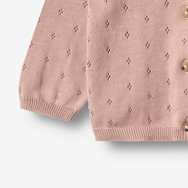 Wheat Main Strik Cardigan Maia Cardigan 2487 rose powder