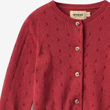 Wheat Main Strik Cardigan Maia Cardigan 9697 red cherry