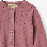 Wheat Main Strik Cardigan Maia Cardigan 9705 warm lilac