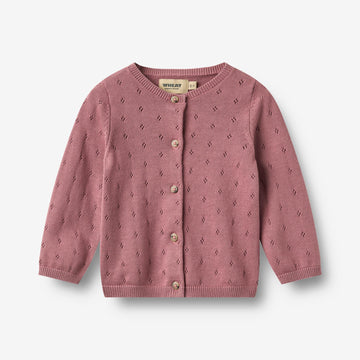 Wheat Main Strik Cardigan Maia Cardigan 9705 warm lilac