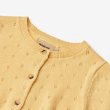 Wheat Main Strik Cardigan Maia Knitted Tops 9425 golden yellow