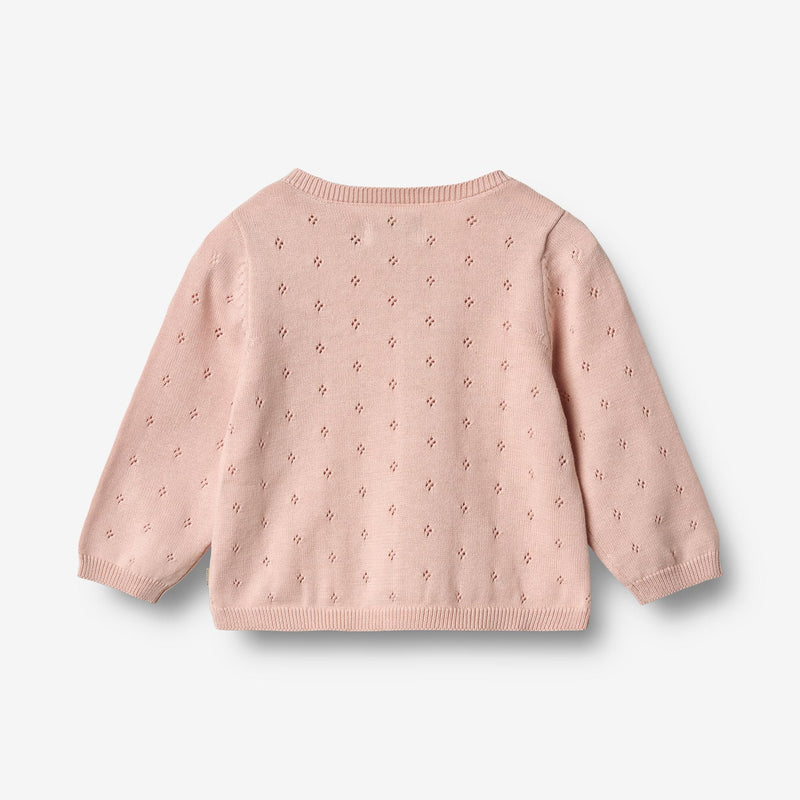 Wheat Main Strik Cardigan Maia Knitted Tops 2400 powder