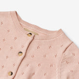 Wheat Main Strik Cardigan Maia Knitted Tops 2400 powder