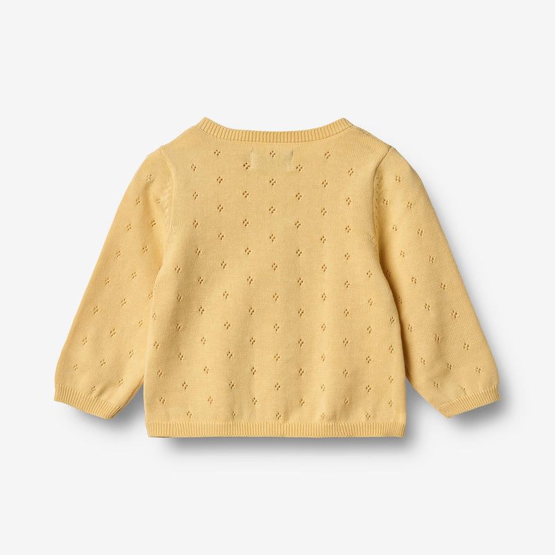 Wheat Main Strik Cardigan Maia Cardigan 9425 golden yellow