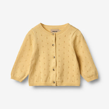 Wheat Main Strik Cardigan Maia Cardigan 9425 golden yellow