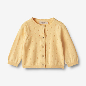 Wheat Main   Strik Cardigan Maia Knitted Tops 5001 pale apricot