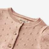 Wheat Main Strik Cardigan Maia | Baby Knitted Tops 1157 moonlight rose