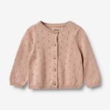 Wheat Main Strik Cardigan Maia | Baby Knitted Tops 1157 moonlight rose