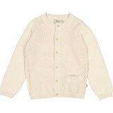 Wheat Main Strik Cardigan Ray Knitted Tops 1101 cloud melange