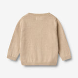 Wheat Main Strik Cardigan Sofus Knitted Tops 3354 warm sand