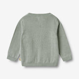 Wheat Main Strik Cardigan Sofus Knitted Tops 9567 soft rain