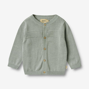 Wheat Main Strik Cardigan Sofus Knitted Tops 9567 soft rain