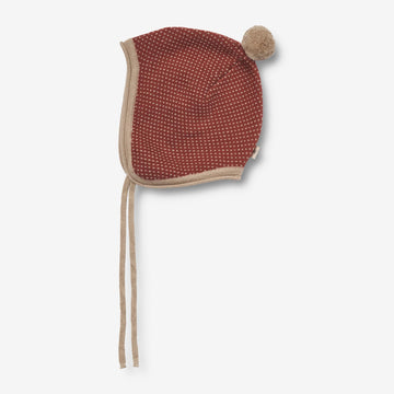 Wheat Outerwear Strik Kyse Muma | Baby Outerwear acc. 2072 red