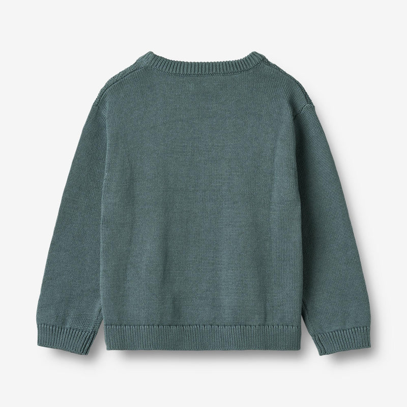 Wheat Main Strik Pullover Boris Knitted Tops 1460 stormy weather