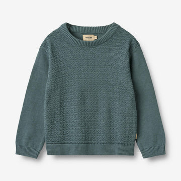 Wheat Main Strik Pullover Boris Knitted Tops 1460 stormy weather