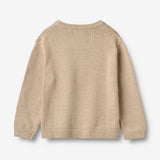 Wheat Main Strik Pullover Boris Knitted Tops 3354 warm sand