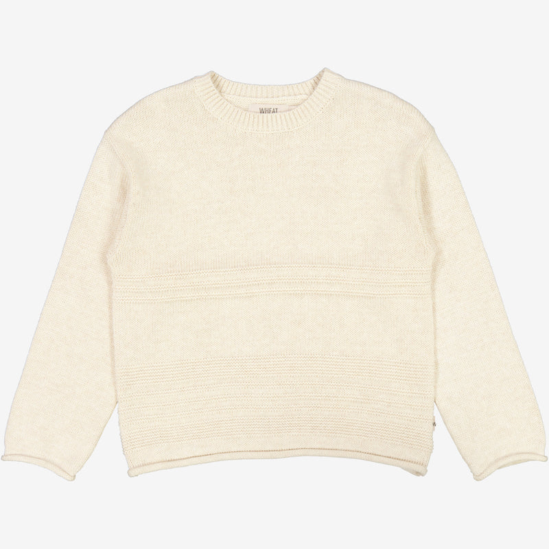 Wheat Main  Strik Pullover Gunnar Knitted Tops 1101 cloud melange