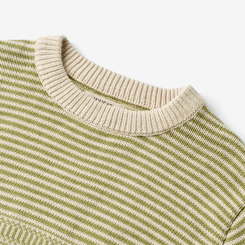 Wheat Main   Strik Pullover Janus Knitted Tops 4122 sage