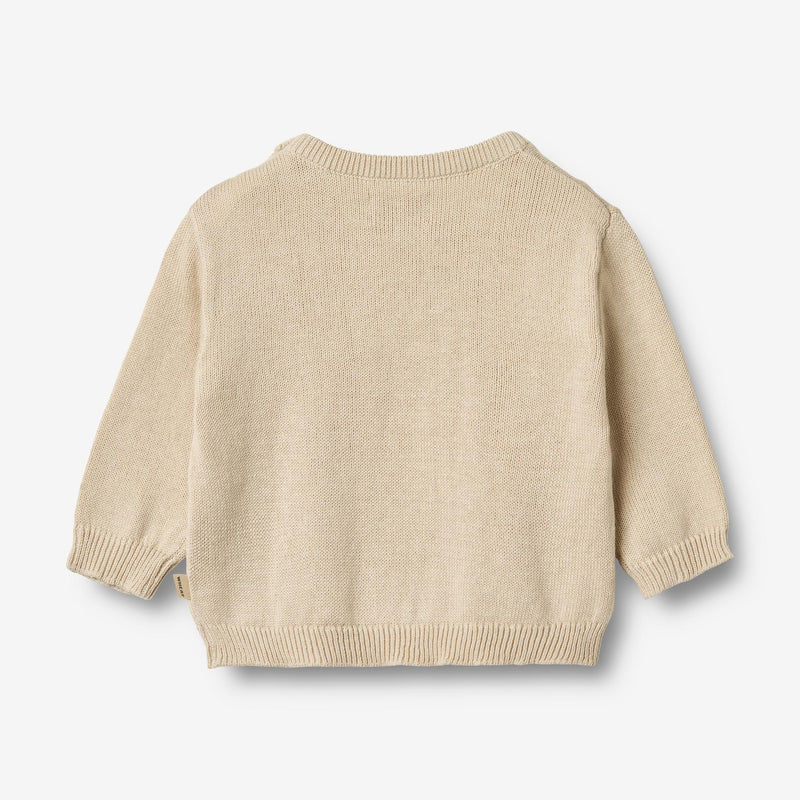 Wheat Main Strik Pullover Lisa Knitted Tops 3191 offwhite
