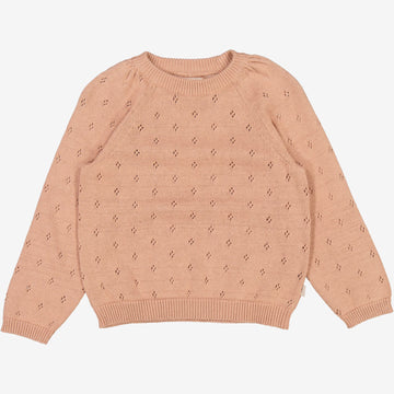Wheat Main Strik Pullover Mira Knitted Tops 2031 rose dawn