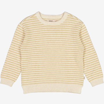 Wheat Main  Strik Pullover Morgan Knitted Tops 9307 seeds stripe