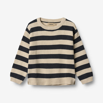 Wheat Main Strik Pullover Morgan Pullover 1433 navy stripe