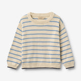 Wheat Main Strik Pullover Morgan Pullover 9642 faded denim stripe