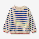 Wheat Main Strik Pullover Morgan Pullover 9667 true blue stripe